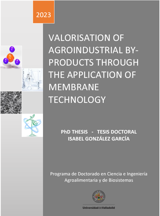 Valorización de subproductos agroindustriales mediante la aplicación de tecnología de membrana / valorization of agroindustrial by-products through the application of membrane technology