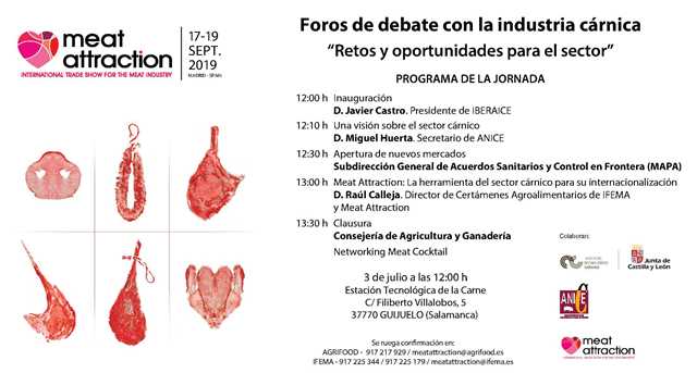 Foros de debate con la industria cárnica