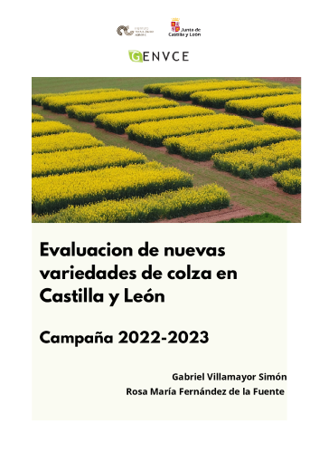 Evaluación de nuevas variedades de colza en Castilla y León. Resultados de la campaña 2022-2023