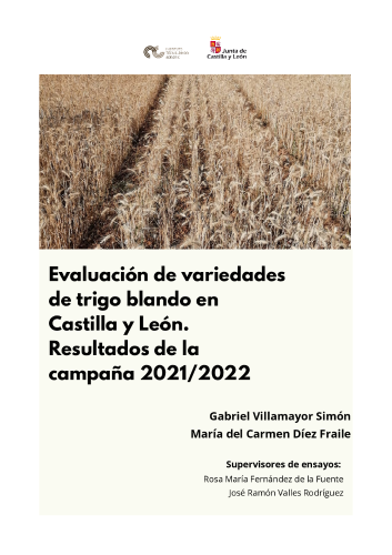 Evaluación de variedades de trigo blando en Castilla y León. Resultados de la campaña 2021/2022
